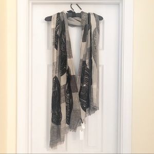 🔥 NWT Talbots Cotton Scarf